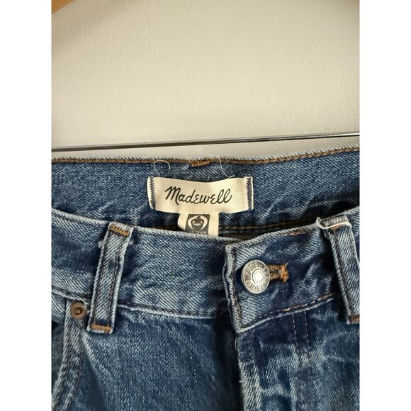 Madewell The Dean Easy Straight Jean Monessen Med Wash Denim Relaxed Fit 25 - Picture 10 of 12